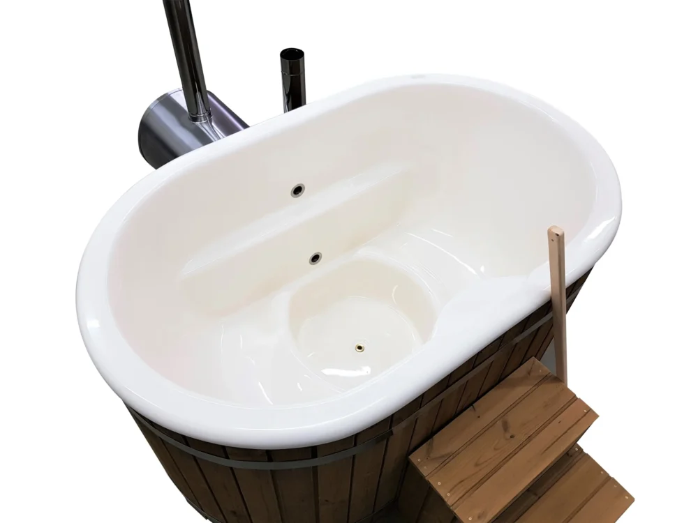 Oval badekar (2 pers.)